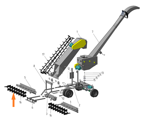 Транспортер скр. питатель А 100-04.24 (19 скр 2-2-6-6 L=4,332): купить в Уфе