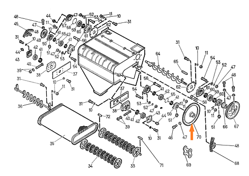 Звездочка Н 022.020-18 (Z=71, t=15,875): купить в Уфе