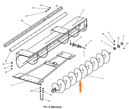 Шнек ОВИ 05.350: купить в Уфе