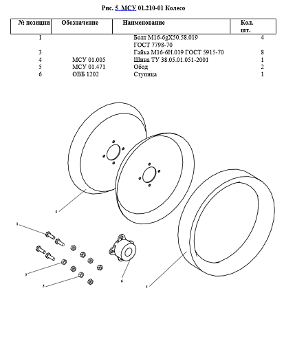 Колесо (без венца) МСУ 01.210-01: купить в Уфе