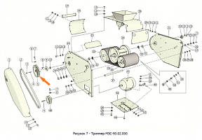 Шкив МЗС-90.02.190 (Фвнеш.=254мм, Фвнутр.=30мм, 2-х рч., сеч. С(В)): купить в Уфе