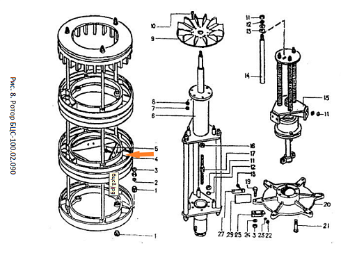 Барабан А1-БЦС-100.02.130: купить в Уфе