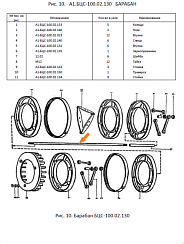 Стяжка А1-БЦС-100.02.131 (ф12мм L=2040мм резьба 80 мм.): купить в Уфе