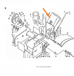 Труба (длинная) с тягой ЗА 03.070 "а": купить в Уфе