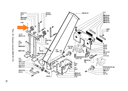 Барабан с храповиком ОСД 1158 (ОВИ 05.109+05.111): купить в Уфе