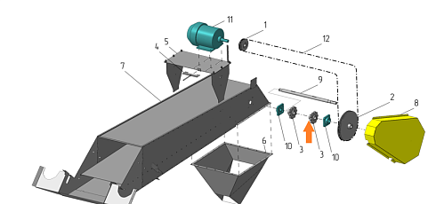 Звездочка А 100-01.03.00 (dвнут-35 или dвнут-45, z-10): купить в Уфе