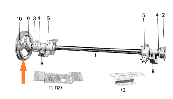 Шкив привода реш. Стана 280/315 ф=45: купить в Уфе