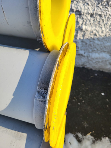 Зернопровод Ф=200 (длина 2м, толщина 2мм) с футеровкой полиуретан 3мм: купить в Уфе