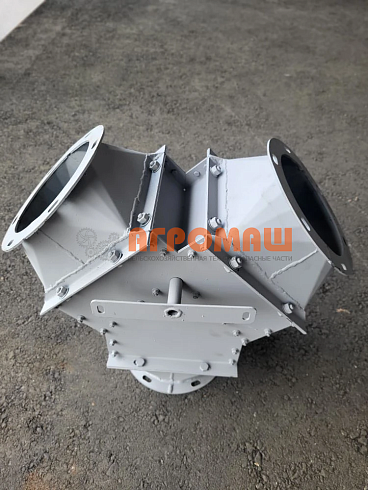 Клапан ручной симметричный ф200мм уг45гр (распределитель) : купить в Уфе