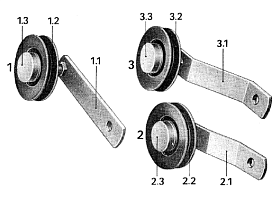 Ролик натяжной внутренний с валом и кронштейном: купить в Уфе