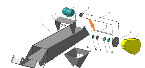 Вал А 150-01.11 (вал верхний ф=35 или ф=45): купить в Уфе