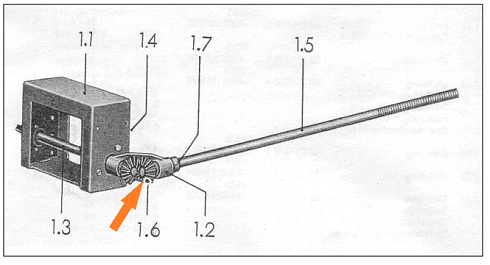 Шестерня коническая регулировки аспирации К-527, К-547 (пласт.): купить в Уфе