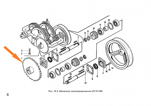 Звездочка ЗП 07.060 (Z=32, t=19.05): купить в Уфе