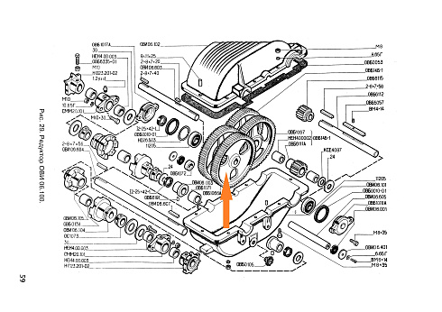 Колесо зубчатое ОВБ 1066 (z=82) ЗЭ 07.000: купить в Уфе
