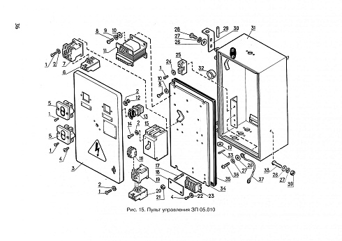 Пульт управления ЗП 05.010 (с частотником): купить в Уфе