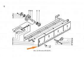 Щиток ЗП 02.160/ЗА.Д 02.160 (21 скребок): купить в Уфе