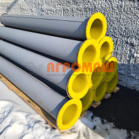 Зернопровод Ф=200 (длина 2м, толщина 2мм) с футеровкой полиуретан 3мм: купить в Уфе