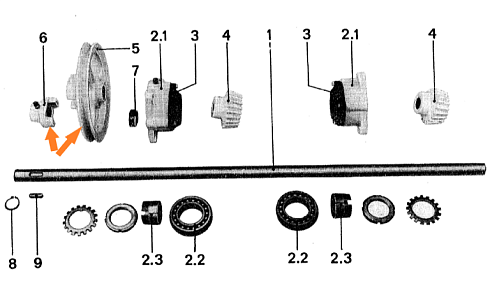 Шкив триерного барабана с муфтой К531 : купить в Уфе
