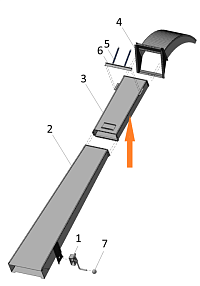 Лоток А-100-07.04.02.00 (Труба А-100): купить в Уфе