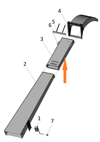 Лоток А-100-07.04.02.00 (Труба А-100): купить в Уфе