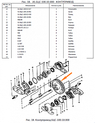 Шкив А1-БЦС-100.10.002 (d=180*30в(б)=1 руч.): купить в Уфе