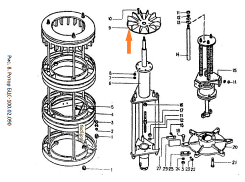 Разбрасыватель 1А БЦС 100.02.500: купить в Уфе