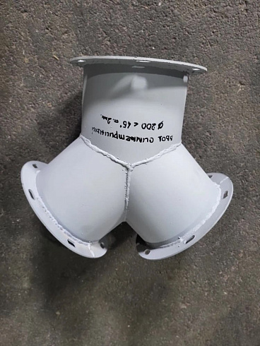 Ввод симметричный ф200 угол 45 ст2мм: купить в Уфе