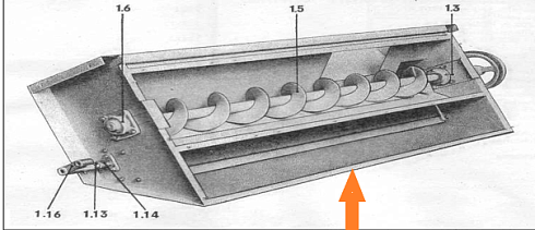 Бункер шнека загрузки (голый) К527 К547: купить в Уфе