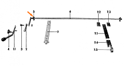 Втулка вала колотушек (Треугольный маленький): купить в Уфе