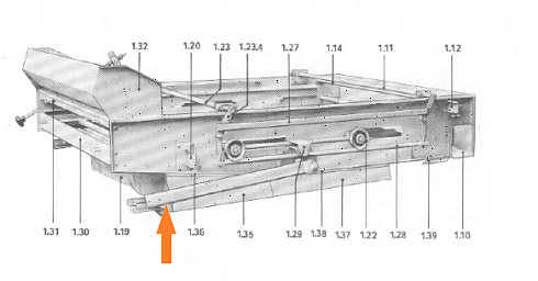 Шатун верхнего решетного стана К 547 с сайлентблоком: купить в Уфе