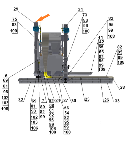 Транспортер отгрузочный ОВИ 04.000 (ОВС-25): купить в Уфе