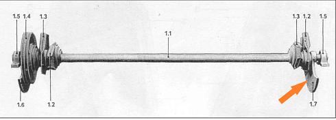 Противовес вала привода решетных станов К527, К547: купить в Уфе