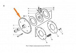 Звездочка ЗП 02.210/02.140 z=36, t=25.4: купить в Уфе
