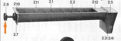 Шкив шнека вторичной аспирации К 527, 547 : купить в Уфе