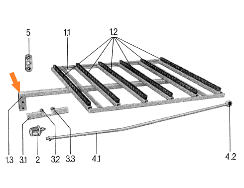 Направляющая рамки для щеток К 531: купить в Уфе