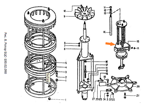 Гол-ка шатунаА1-БЦС-100.02.220(50.32.220) без пруж: купить в Уфе