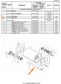Вал ЗА 03.622 (ПЗТ 11.602) барабан ведомый: купить в Уфе