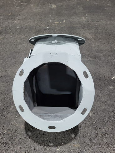 Клапан ручной симметричный ф200мм уг45гр (распределитель) : купить в Уфе