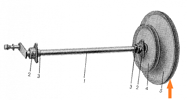Шкив привода счеточной тележки большой (Жесть): купить в Уфе