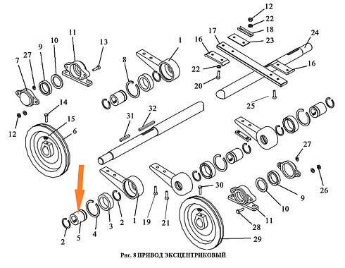 Эксцентрик ОВБ 1256-01 (Ф40 ЗВС 20А): купить в Уфе