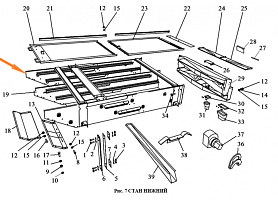 Корпус решетного стана ЗВТ 85.010 (нижний): купить в Уфе
