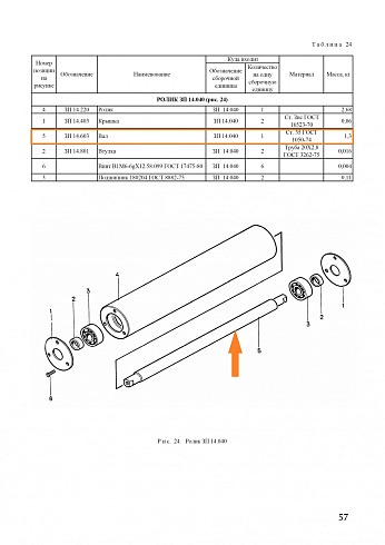 Вал ЗП 14.603: купить в Уфе