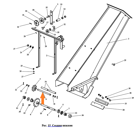 Вал ЗПМ 05.639 (ф. 20 мм): купить в Уфе