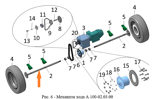 Полуось А-100.02.03.02.00: купить в Уфе