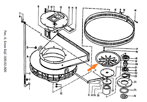 Разбрасыватель 1А БЦС 100.02.610: купить в Уфе