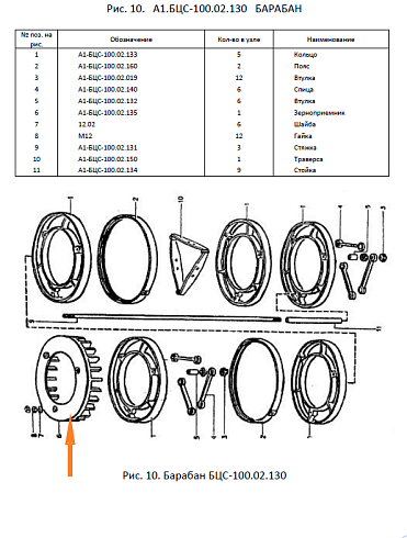 Зерноприемник А1-БЦС-100.02.135(50.32.024) алюм.: купить в Уфе