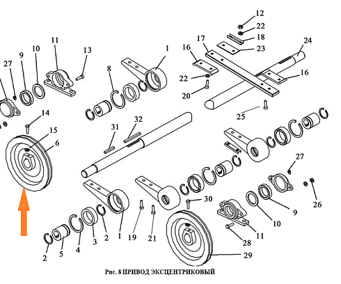 Шкив ЗВТ 86.103 (2-х руч. D=140 мм) нов.: купить в Уфе