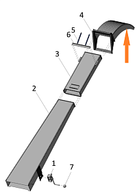 Отражатель А-100-07.04.03.00 (Носок А-100): купить в Уфе
