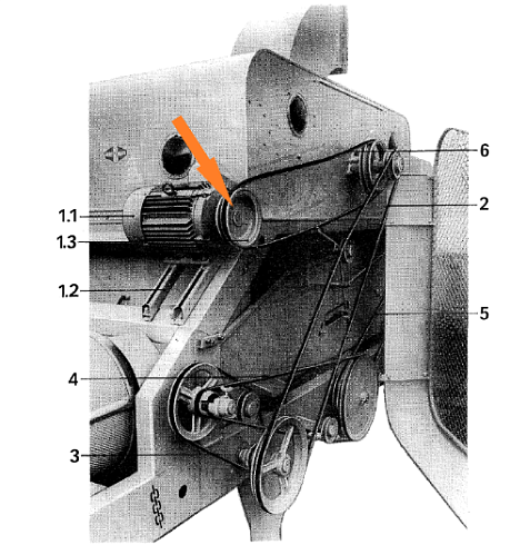 Шкив Эл. Двигателя К 531 (185/165/28 мм.): купить в Уфе