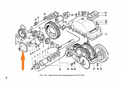 Шестерня коническая ЗМ 07.603 (z=28) со шпонкой: купить в Уфе
